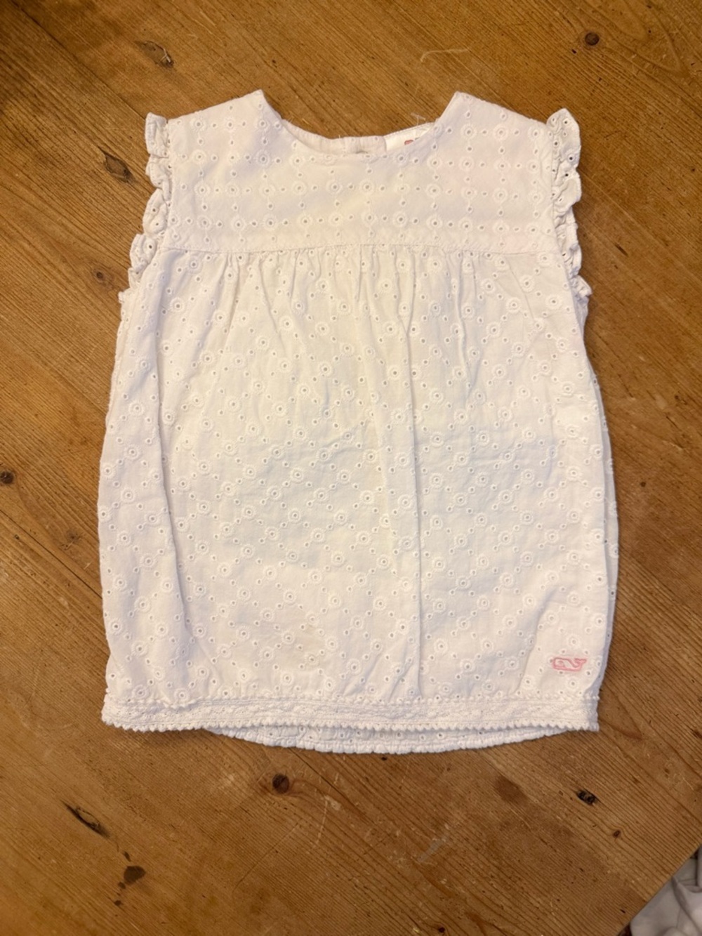 Vineyard Vines White Eyelet Baby Dress
